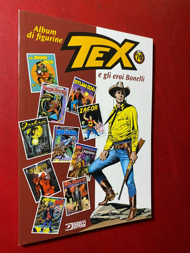 Tex album di - tex, figurine