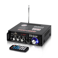 600W Amplificatore Audio, Hifi Audio Stereo Amplificatore Bluetooth Radio Portat