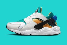 Nike Air Huarache bianco blu