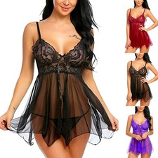 Pigiama donna sexy trasparente