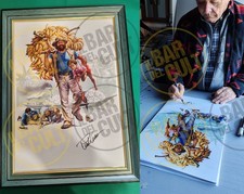 Renato casaro signed poster - signed,