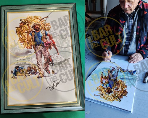 Renato casaro signed poster - casaro,