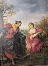 Vertumno e Pomona, olio su