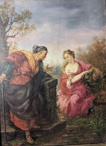 Vertumno pomona olio su - pomona,,
