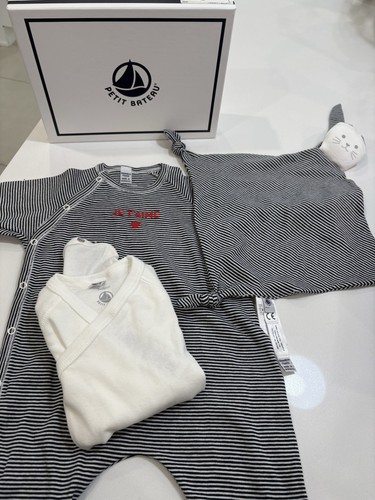 Petit bateau baby set month - bateau,