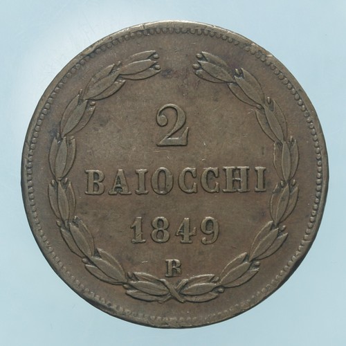 Pio baiocchi 1849 - ix, 2
