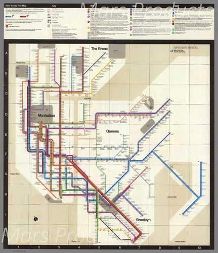 Mappa della metropolitana - , di