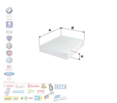 Filtro abitacolo bmw serie 2 - bmw,