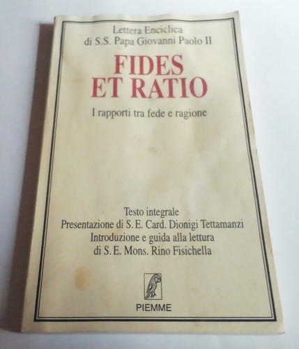 Libro fides ratio i - -,