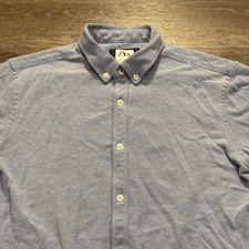 Zara Camicia Uomo Blu Medio