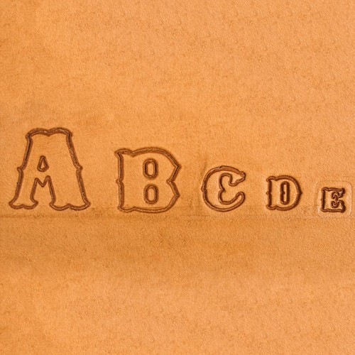 Set timbri lettere alfabeto