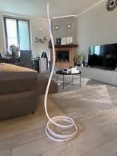 lampada da terra led a spirale bianca, Leroy Merlin 133 cm