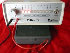 KIT- lx1136-  NUOVA ELETTRONICA VOLMETRO A LED ,PER  C.C E C.A-FUNZIONANTE