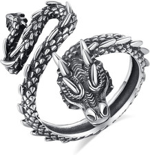 Anello Drago Argento 925 per