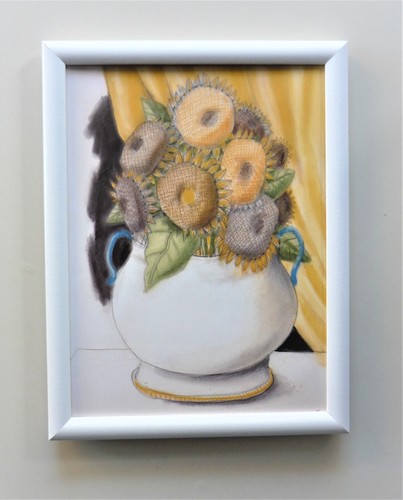 Quadro girasoli botero con - girasoli,