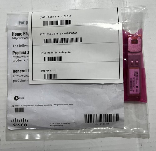Cisco transceiver module glc - transceiver, glc-t