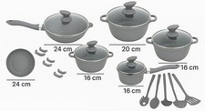 Batteria pentole bavaria - batteria,