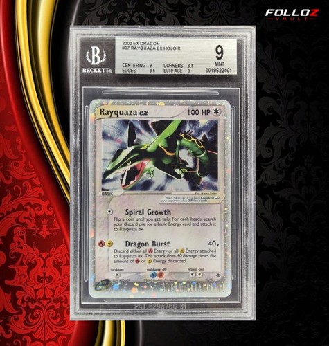 Carta pokemon rayquaza - pokemon, ex
