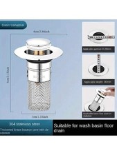 Bathroom Sink Plug Stopper Pop