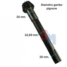 PIGNONE GOLDONI FRESA 25 DENTI