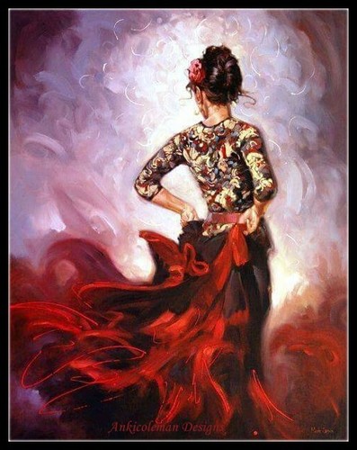 Sventolando seta rossa - ,