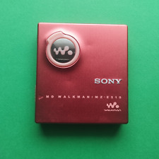 Sony Walkman Minidisc MD Lettore Portatile MZ-E510 Rosso Usato Solo Lettore