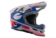 O'NEAL Casco BLADE ACE grigio blu rosso Downhill Enduro Mtb Dh