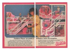PUBBLICITÀ ADVERTISING WERBUNG ITALIAN CLIPPING 1987 BARBIE MATTEL FASHION PLAZA