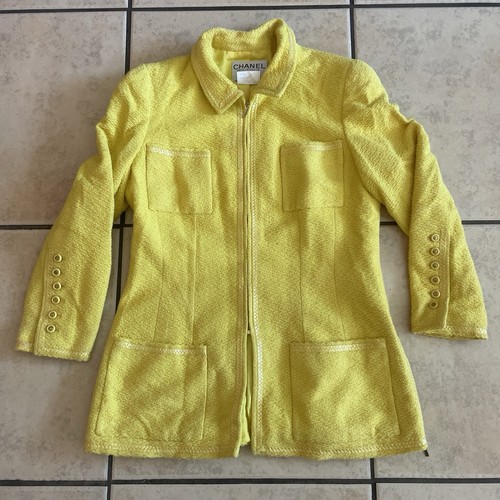Giacca blazer tweed - , giallo