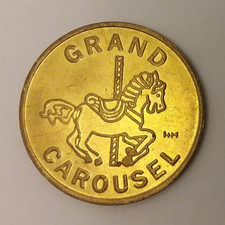 Gettone da corsa Grand Carousel 28 mm