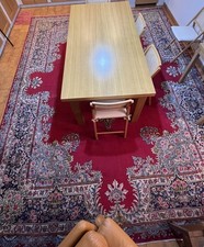 Tappeto imperiale 4,7 x 3,5 metri - rosso - lana - usato, ma ottime condizioni