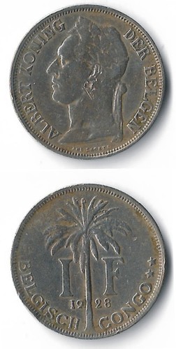 Congo belga franco - 1,