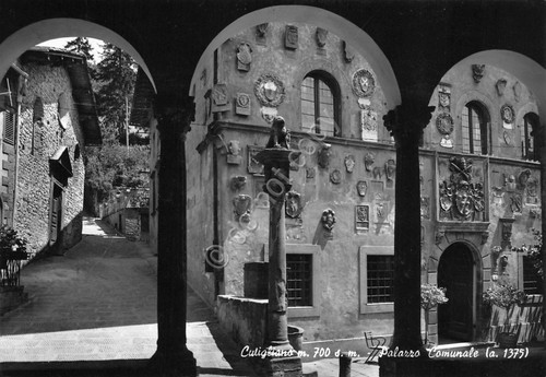Cartolina cutigliano palazzo - cartolina,