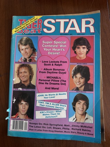 Tiger beat 80s - tiger, star