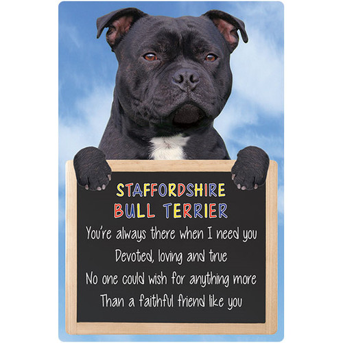 Insegna cane staffie - insegna,