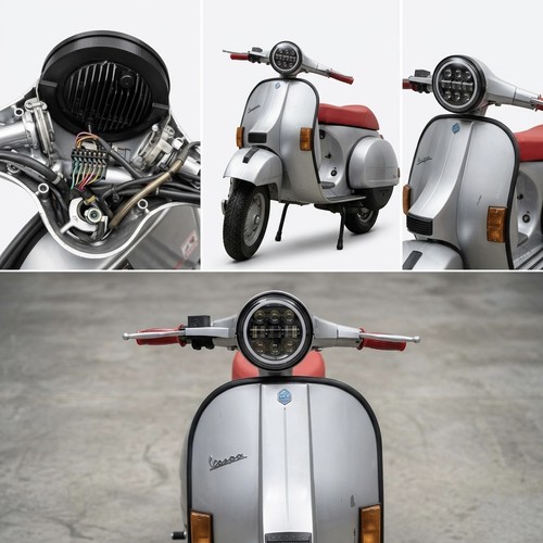 Supporto per faro led vespa - a,