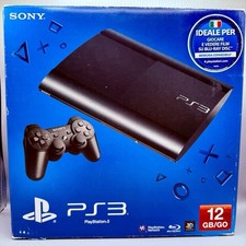 Sony Ps3 Super slim Console Nera 12gb Usato CECH-4004A Playstation3 Originale