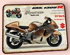 plaque métal vintage Suzuki