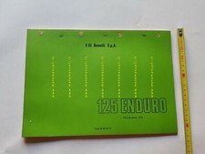 Benelli 125 Enduro 1979 catalogo ricambi originale moto spare parts catalogue