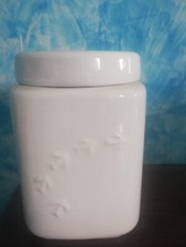 BISCOTTIERA PORTA BISCOTTI MULINO BIANCO ANNI '90 IN CERAMICA OTTIMO STATO H18CM