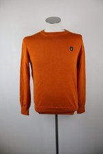 REFRIGIWEAR MAGLIONE MAGLIA LANA UOMO tg M MAN WOOL SWEATER CASUAL VINTAGE LOGO