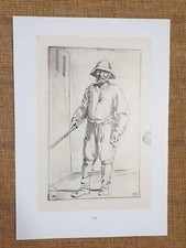 Cieco dal rimedio per calli e Stecca legna Tavola 1646 Carracci Bologna Ristampa