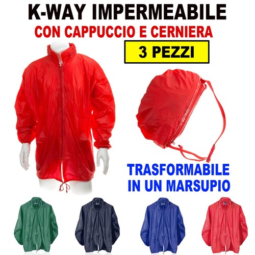 Pezzi way impermeabile - impermeabile, pvc