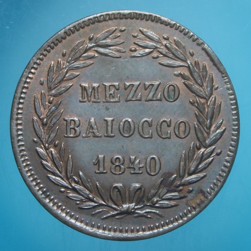 Gregorio xvi baiocco - gregorio, 1840