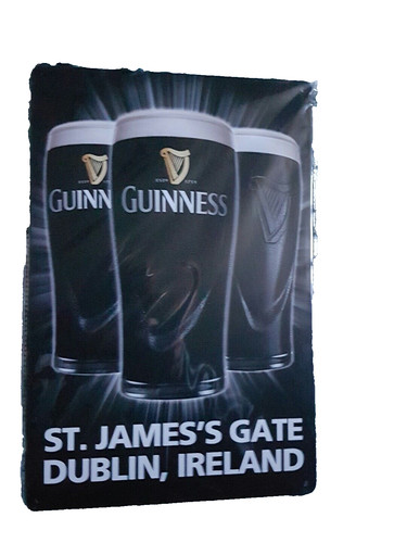 Guinness pints metal sign - pints,