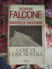 libro saggio "Cose di Cosa Nostra"di Falcone e Padovani