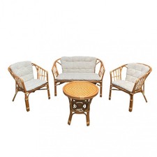 SALOTTO IN RATTAN COLORE