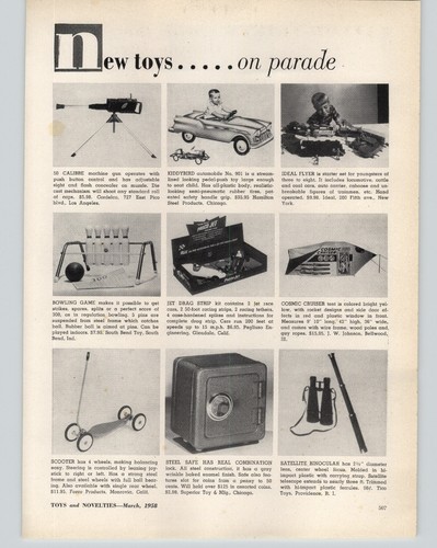 1958 carta pubblicitaria - 1958,