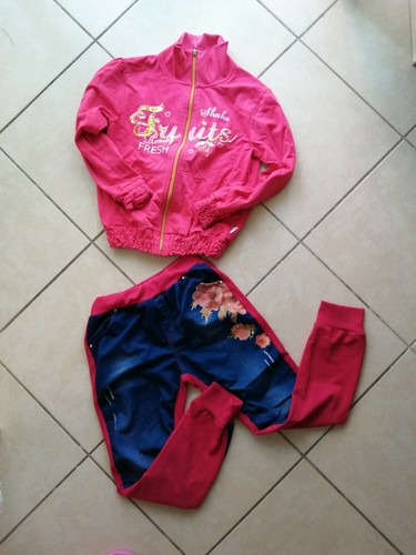 Lotto set completo felpa jeans - set,