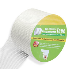 Rete per Intonaco Nastro 10Cm X 30M Rete Cartongesso Nastro in Fibra Di Vetro pe
